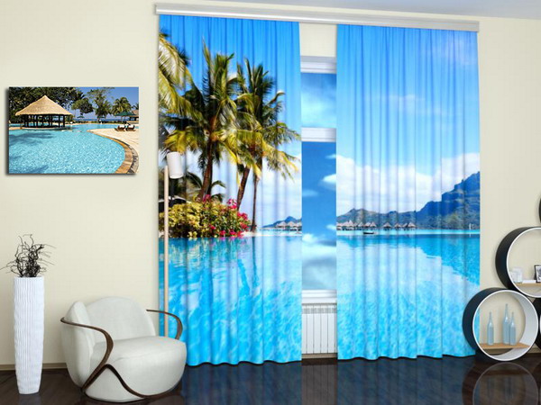 Nature Photography Turning Window Curtains into Stylish Home Decor Accessories