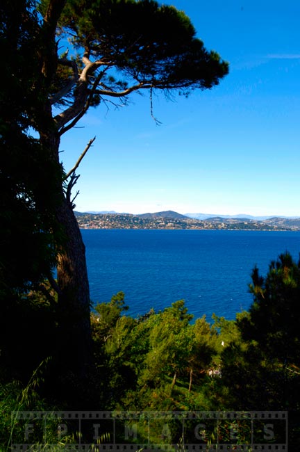 Scenic views from Saint Tropez, south of France landscapes