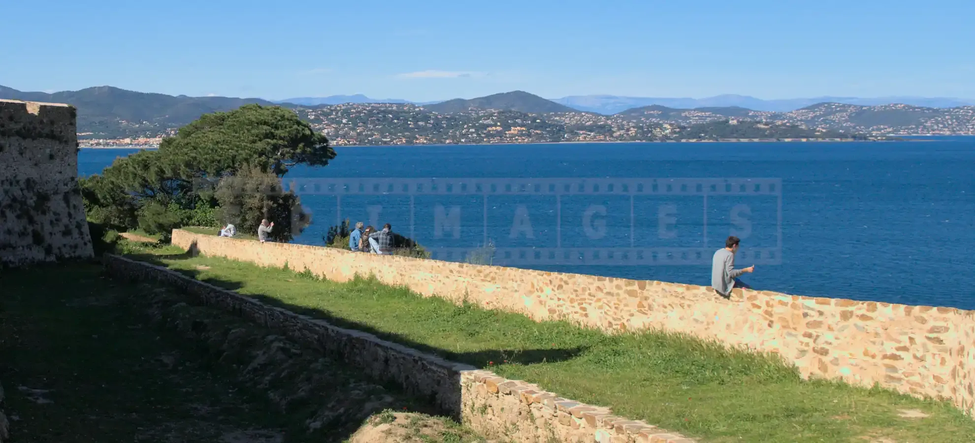 view from the citadel hill in Saint Tropez France